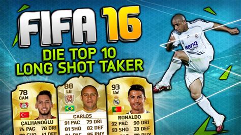 Top 10 Long Shot Taker In Fifa 16 Youtube