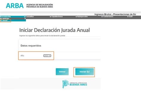 DDJJ Anual Ingresos Brutos ARBA 2022 Pasos para su presentación