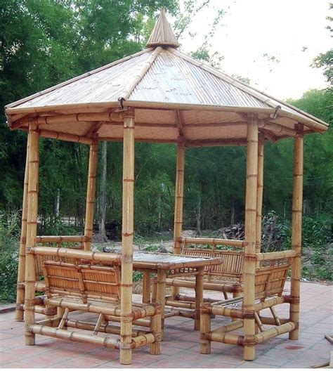 Bamboo Gazebo And Hut