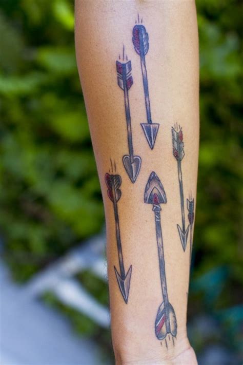 Six different tribal arrow tattoo - Tattooimages.biz