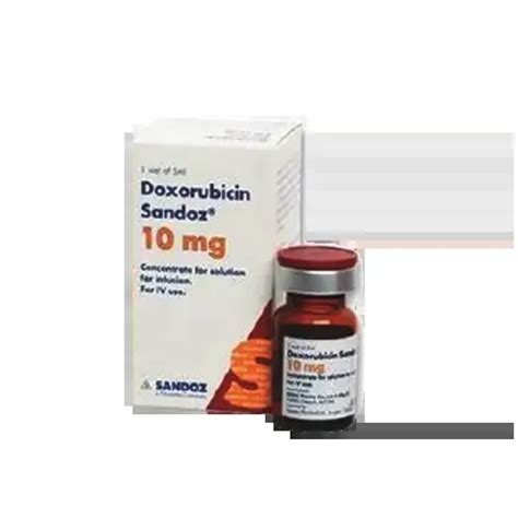 Doxorubicin Iv 10 Mg Injection Uses Side Effects Price And Dosage