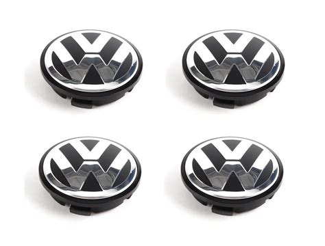 X New Genuine Oem Volkswagen Vw Alloy Wheel Centre Hug Cap Logo Mm