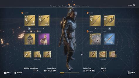 Assassin S Creed Origins Gameplay Maxed Out Gear Level 40 YouTube