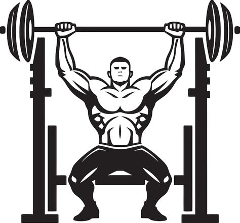 Premium Vector A Man Lifting A Barbell With The Words Quot