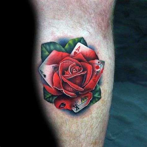 50 Badass Rose Tattoos For Men Flower Design Ideas