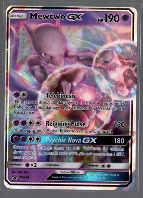 Mavin Mewtwo Gx Sm Detective Pikachu Holo Black Star Promo Pok Mon