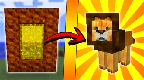 Minecraft Como Hacer Un Portal A La Dimension De Los Leones Como Hacer Un Portal De Rey Leon