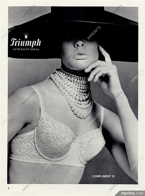 Triumph Lingerie 1965 Bra Advertisements