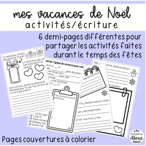 Petit Cahier Mes Vacances De No L