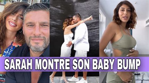 Sarah Lopez enceinte de son premier enfant elle dévoile son baby bump