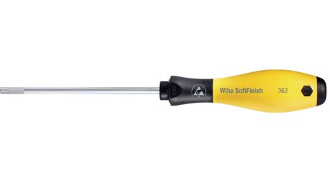 27641 Wiha Torx Screwdriver T5 Ergonomic SoftFinish ESD Multi