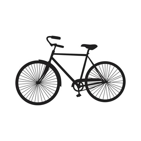 bike silhouette vector illustration 25424600 Vector Art at Vecteezy