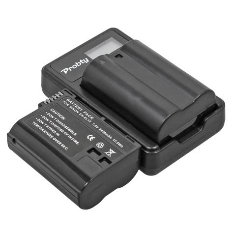 2Pcs PROBTY EN EL15 EN EL15 ENEL15 Battery LCD USB Charger For Nikon