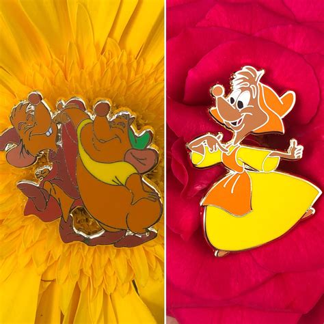 Cinderella Suzy And Gus Gus And Jacques Hard Enamel Lapel Pin Etsy Uk