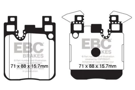 Ebc Brakes Dp R Yellowstuff Street And Track Brake Pads Ebay