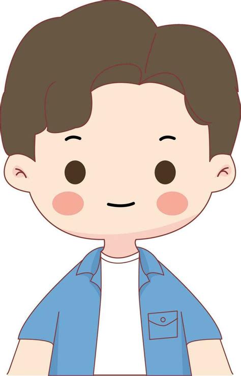 Illustration Of A Cute Handsome Man Cute Handsome Man Cartoon