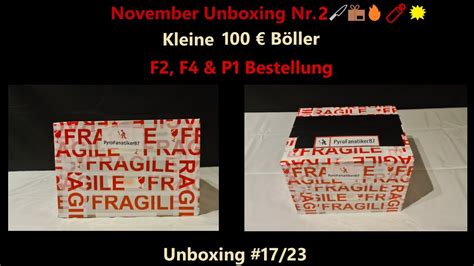 November Unboxing Nr Kleine Euro F F P B Ller