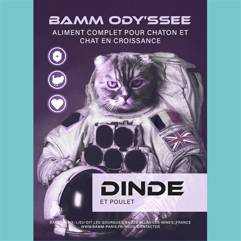 BAMM Ody ssée Dinde et Poulet Chaton BAMM Paris