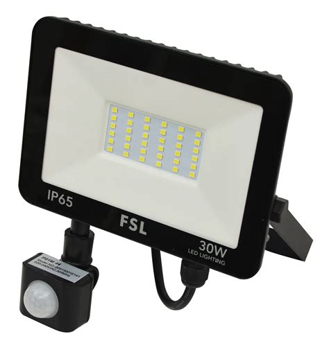 Proiector Led Cu Senzor De Miscare Fsl W Lumina Rece Ip Valbig Ro