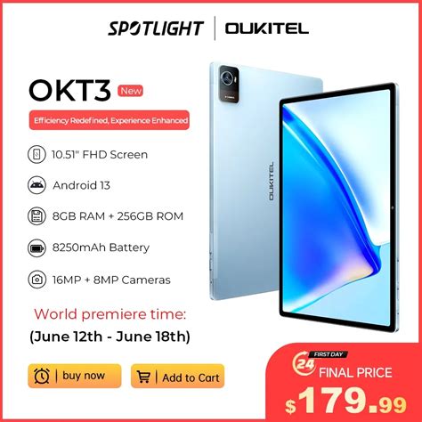 World Premiere Oukitel Okt Tablet Fhd Mah Gb Gb