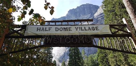 Half Dome Village editorial image. Image of park, village - 125063880