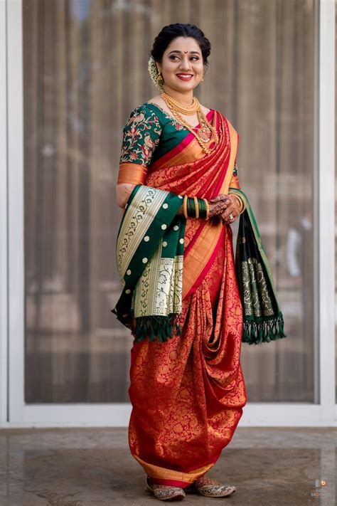 TYPES OF NAUVARI SAREE FOR A TRADITIONAL LOOK! - Baggout