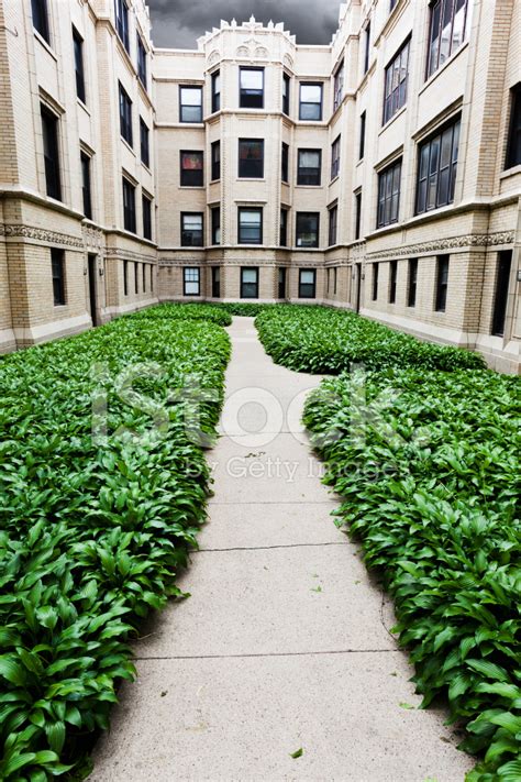 Vintage Apartments In Rogers Park, Chicago Stock Photo | Royalty-Free ...