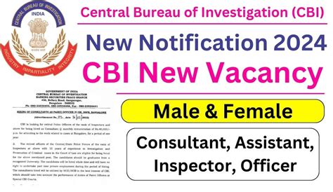 Cbi Recruitment Check Post Location Eligibility How To Apply