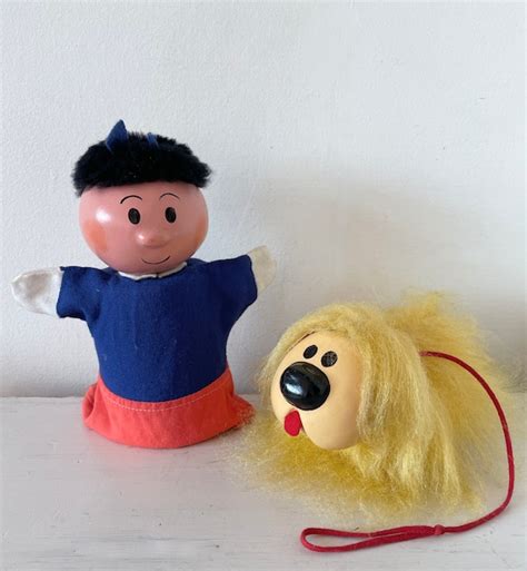 Vintage Magic Roundabout Florence And Dougal Puppets Pelham Etsy Uk