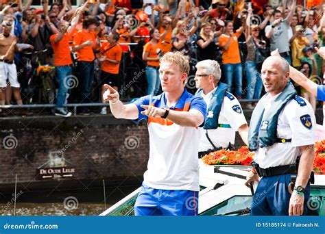 Honouring of the Dutch Soccer Team Editorial Stock Image - Image of ...