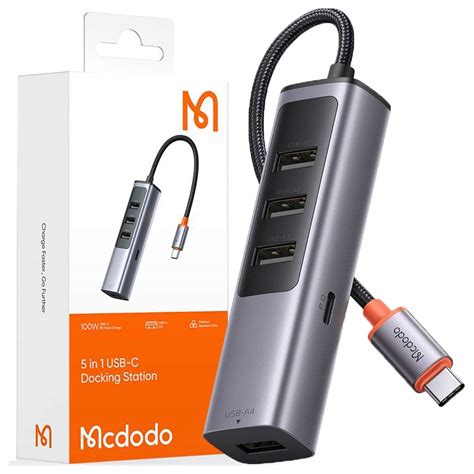 Mcdodo Przej Ci Wka Adapter Hub Usb C Rozdzielacz Rozga Nik X Usb A