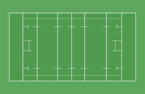 rugby pitch union markings field illustration 37905091 Vector Art at ...