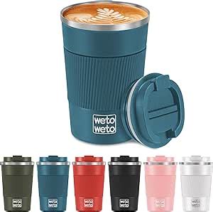 WETOWETO Tasse à café isotherme de 355 ml tasse à café de voyage anti