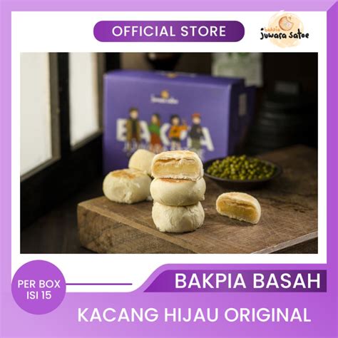 BAKPIA JUWARA SATOE Isi 5 Bakpia Basah Kacang Hijau Original Oleh