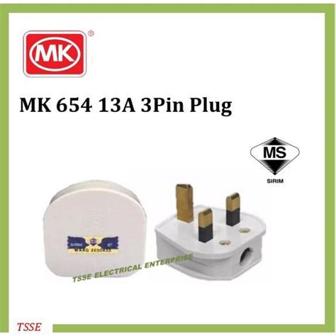 MK 654 Plug Top 13A SIRIM Shopee Malaysia