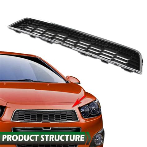 Fit For Chevrolet Sonic Front Bumper Upper Grille Grill W