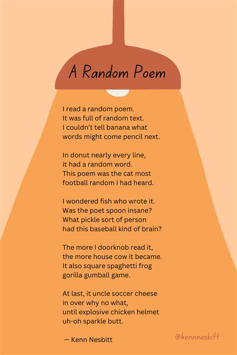 A Random Poem In 2024 Rhyming Poems Funny Poems Childrens Poetry