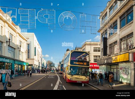 Brighton City Centre East Sussex England Stock Photo Alamy