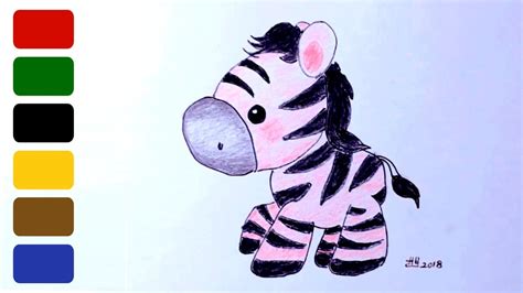 Baby zebra drawing - australianTros