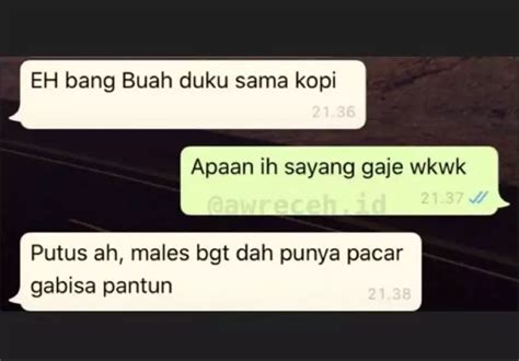 Jawaban Kocak Yang Bikin Pacar Auto Ilfeel Dan Minta Putus Jangan