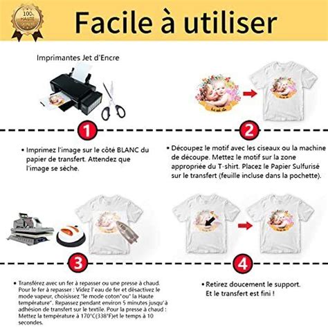 Transourdream A Papier Transfert Pour Textile Feuilles Pour T