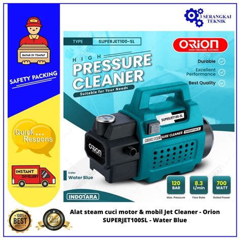 Alat Steam Cuci Motor And Mobil Jet Cleaner Orion Superjet100sl Murah Lazada Indonesia