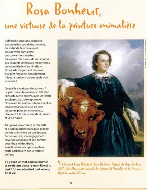 De Peintre En Fille Rosa Bonheur Peintre Et Amie Des Animaux