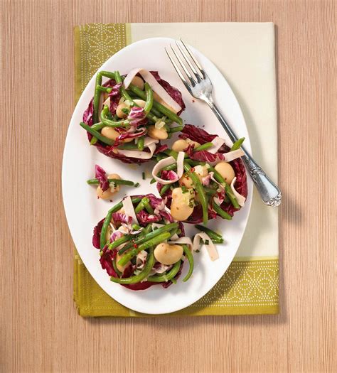 Bohnen Radicchio Salat Rezept LECKER