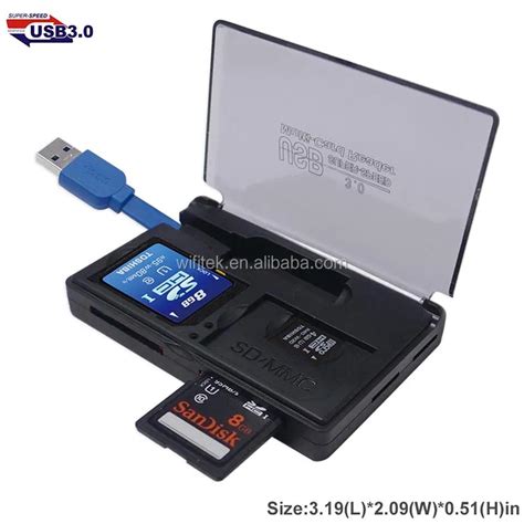 Factory Wholesale Usb3 0 4 In 1 Multi Card Reader With Built In Cable Buy Usb3 0 4 In 1 Multi