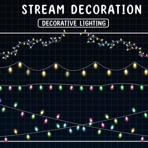 6x Animated Stream Decoration Christmas Lights String Party Etsy