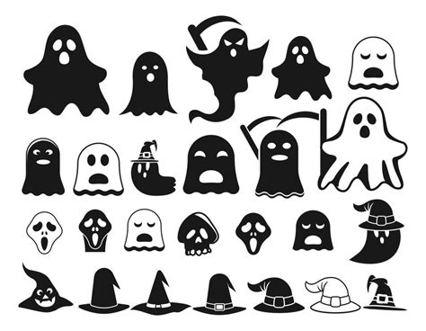 Collection Of Halloween Days Vector Set Of Halloween Clip Art Sprite