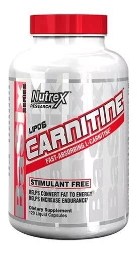 Carnitina Nutrex Lipo Carnitine Caps Env O Gratis