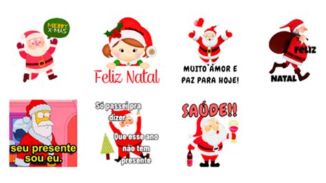 Figurinhas De Natal Stickers Para Whatsapp