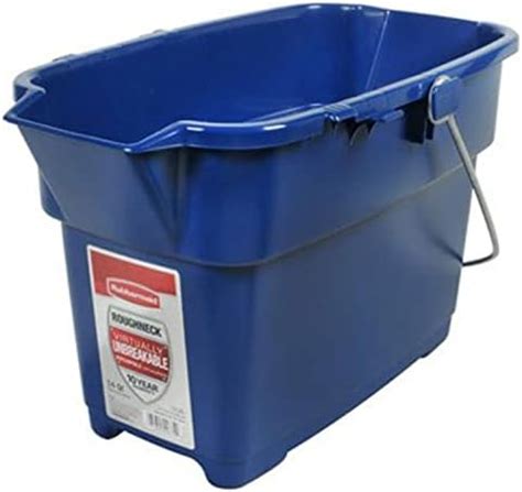 Amazon Rubbermaid Roughneck Square Bucket Quart Blue